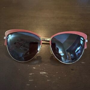 Pink and gold sunglasses